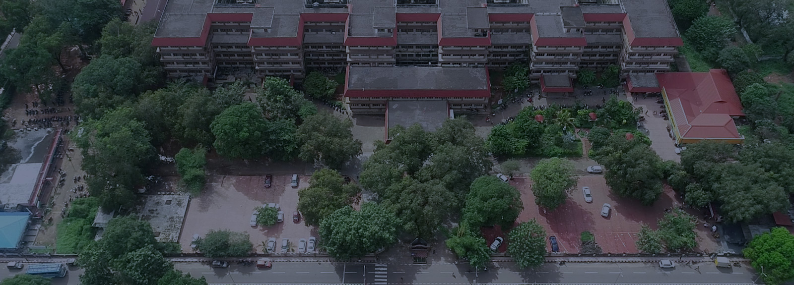Medical College Hospital - OP Block - Aerial View